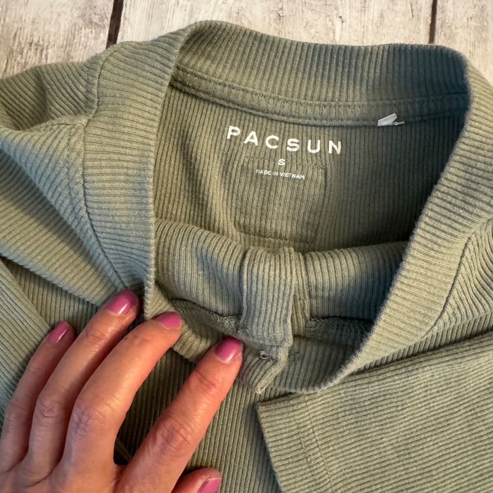 Mens Pac Sun Green Shirt